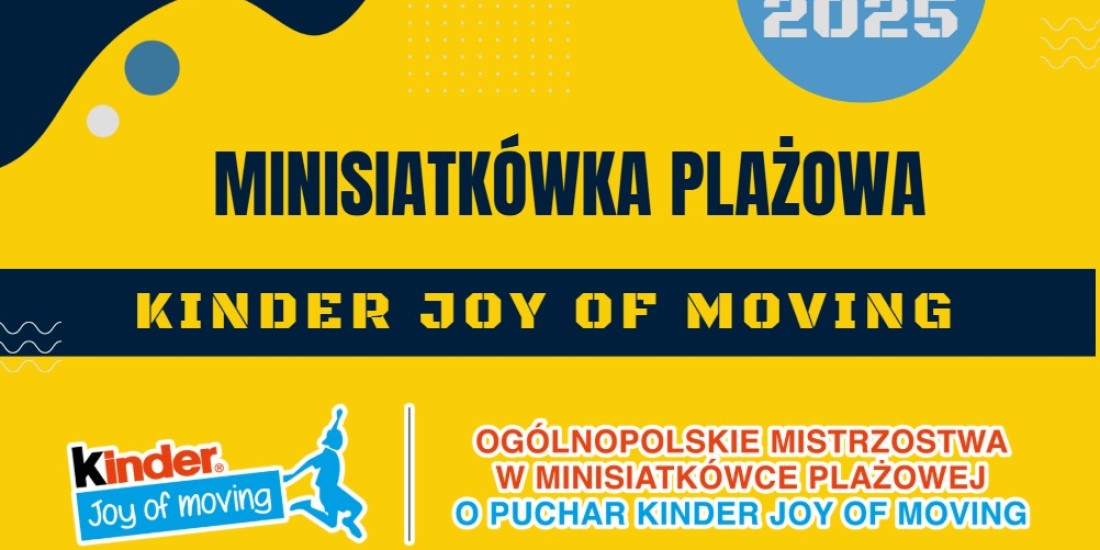 Minisiatkówka plażowa Kinder Joy od Moving 2025